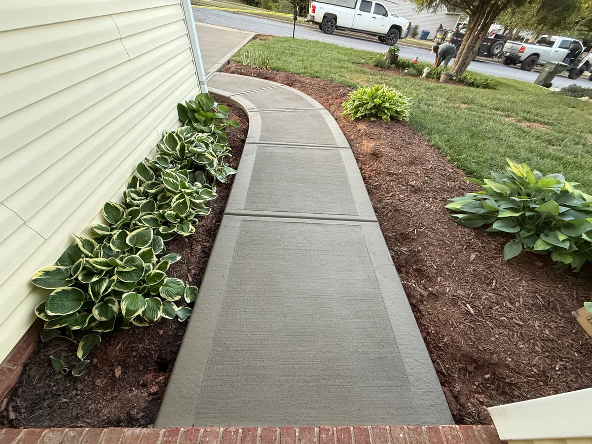 Concrete Sidewalks contractor in Charlotte, NC (Mecklenburg County) — Local Concrete Lake Norman delivers driveway, patio, foundation, and decorative concrete work across the Carolinas with a 30-year structural standard.