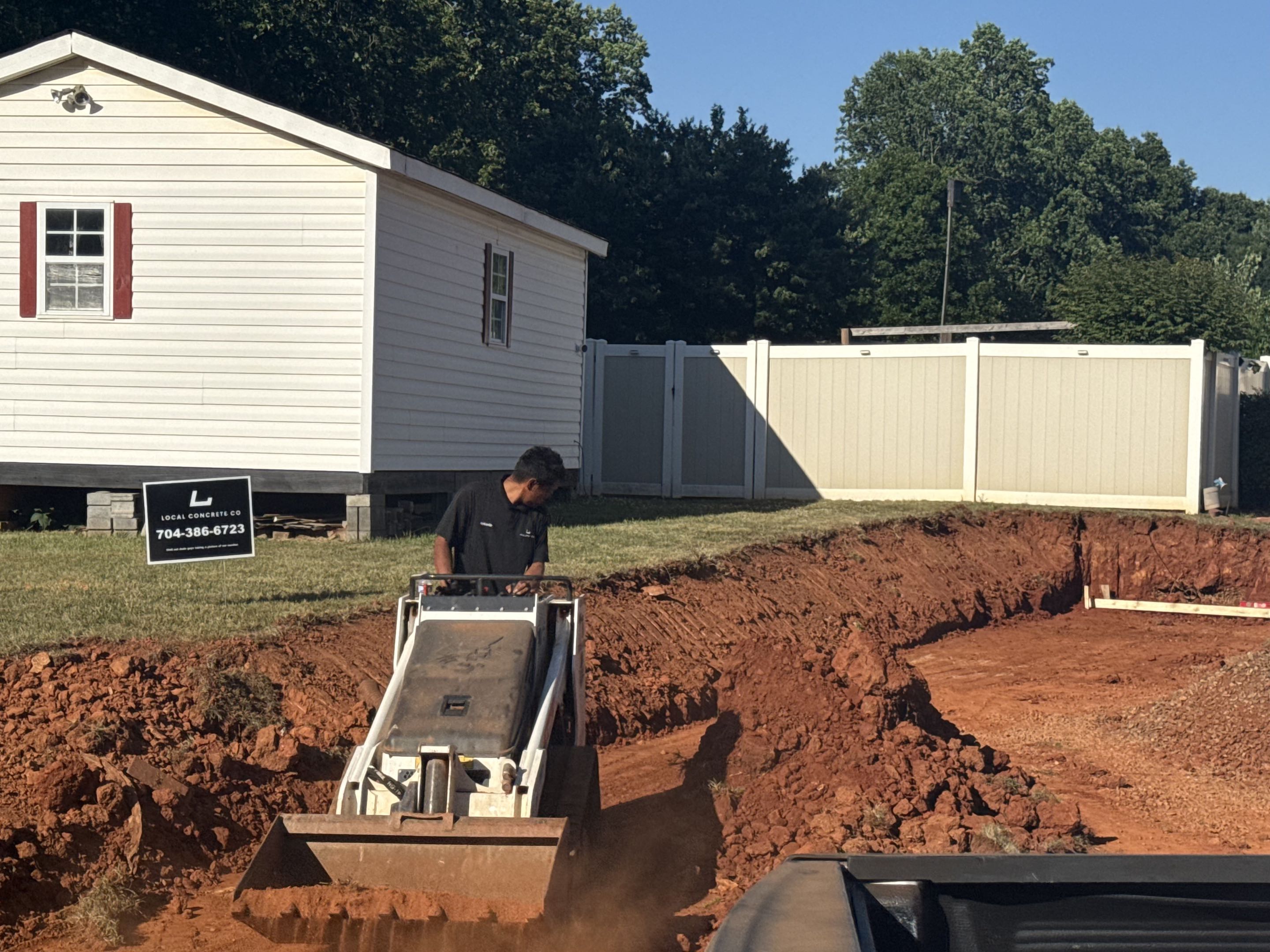 Step 06: Grading & Forming — concrete project by Local Concrete Lake Norman