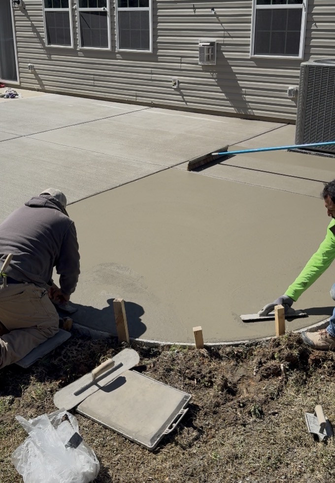 Step 13: Fresno Finish — concrete project by Local Concrete Lake Norman