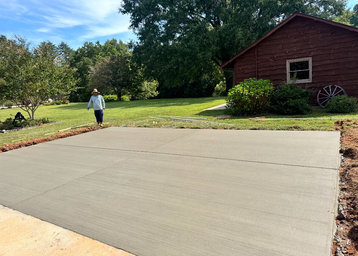 driveways project 19 — Local Concrete Lake Norman