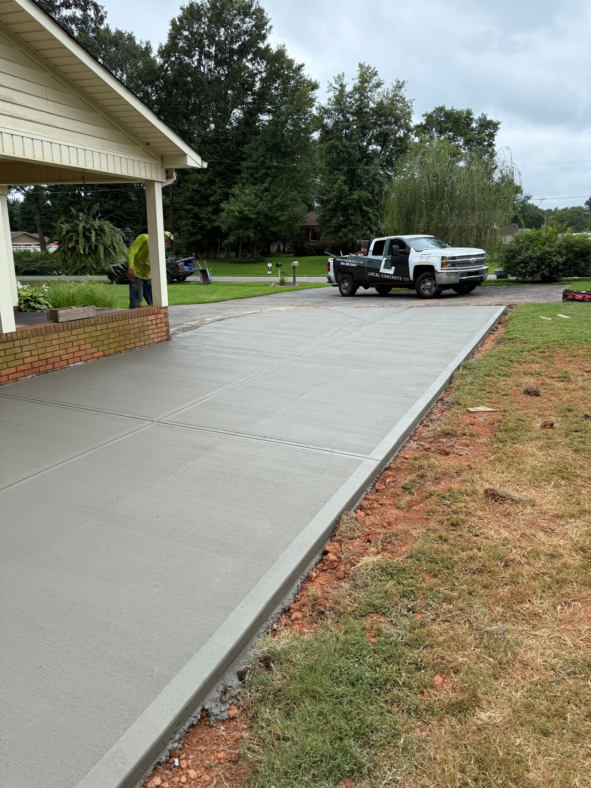 driveways project 10 — Local Concrete Lake Norman