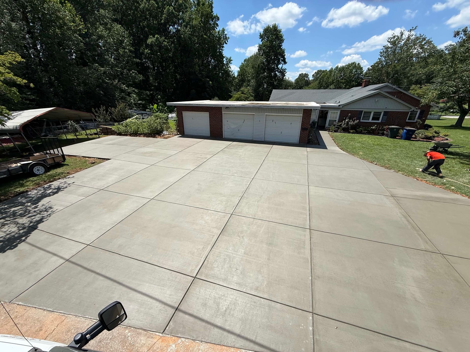 driveways project 1 — Local Concrete Lake Norman
