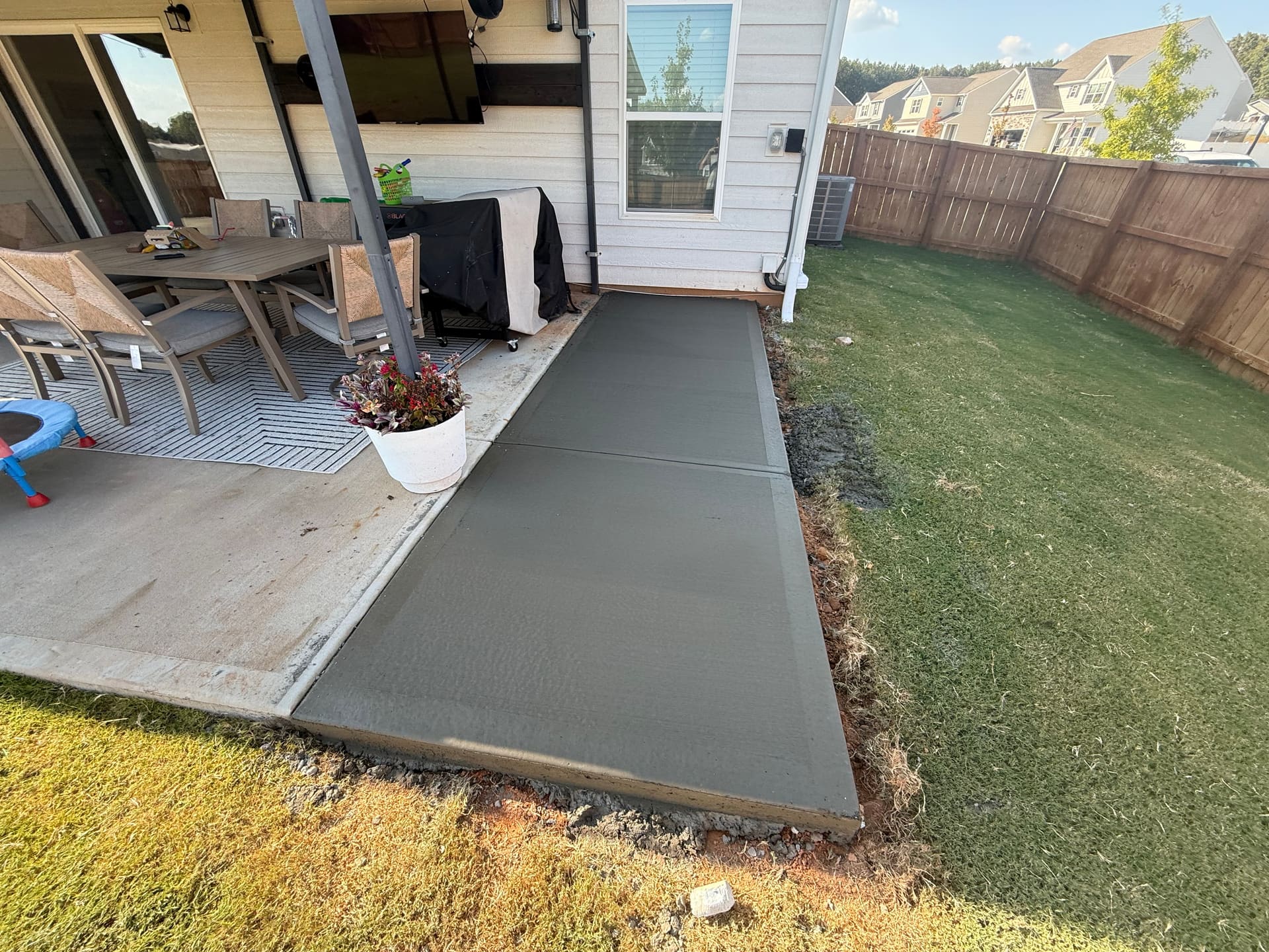 patios project 14 — Local Concrete Lake Norman