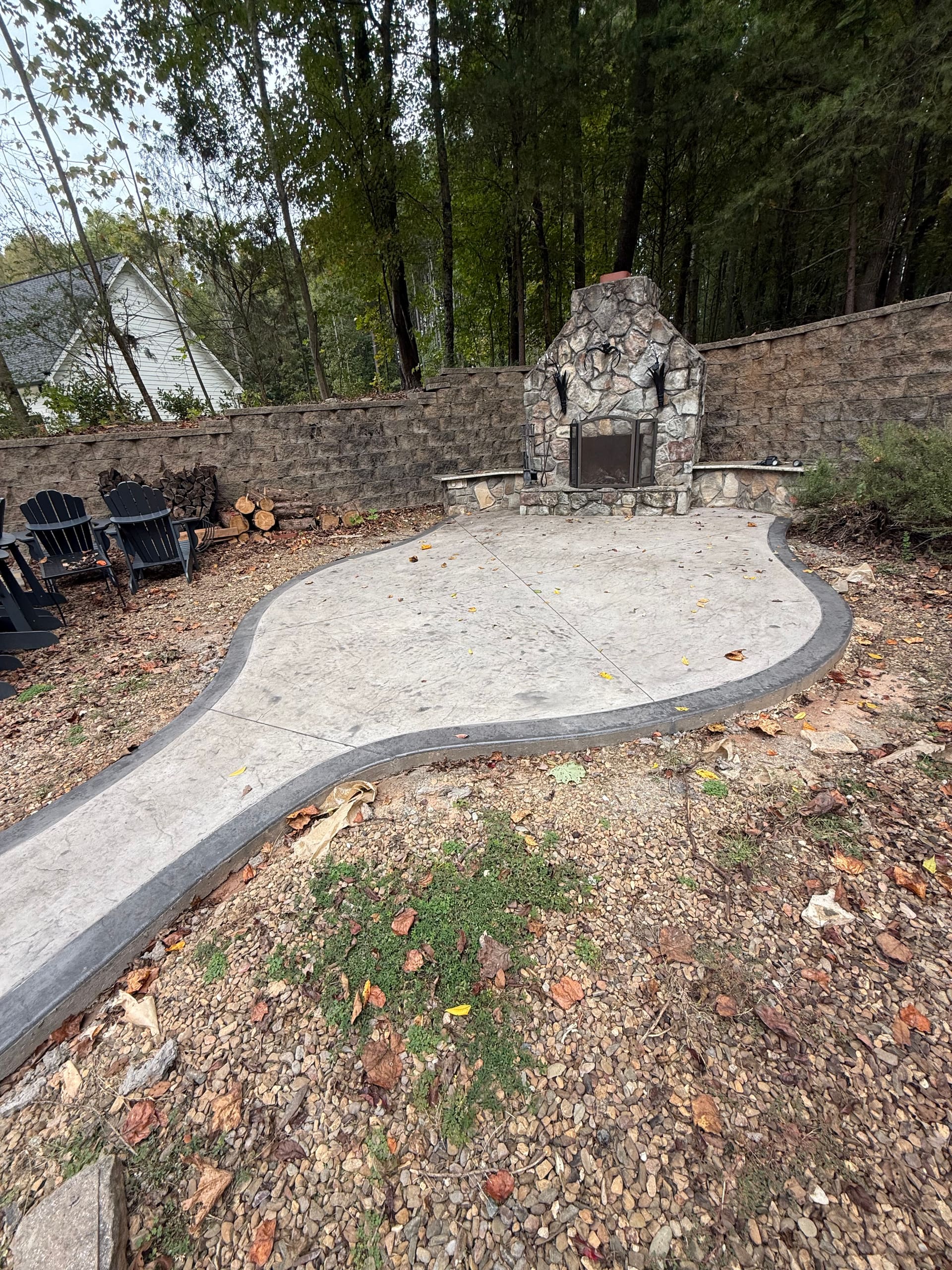 patios project 18 — Local Concrete Lake Norman