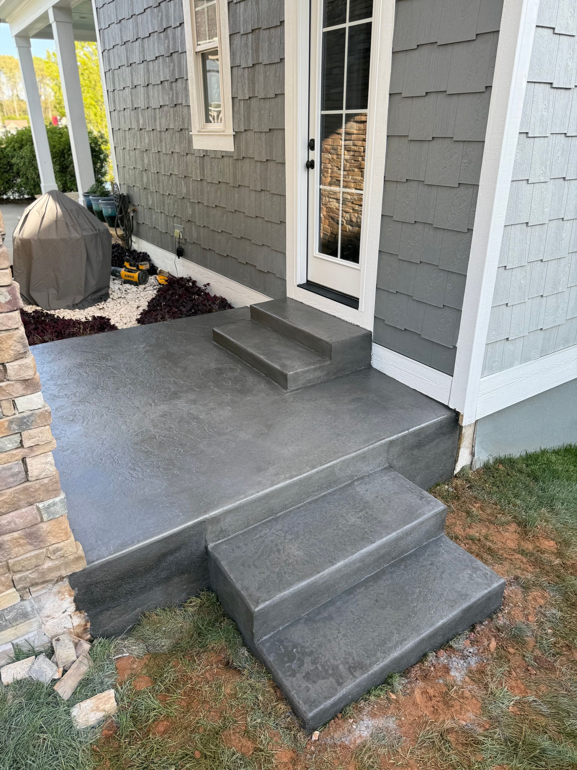 stamped concrete project 1 — Local Concrete Lake Norman