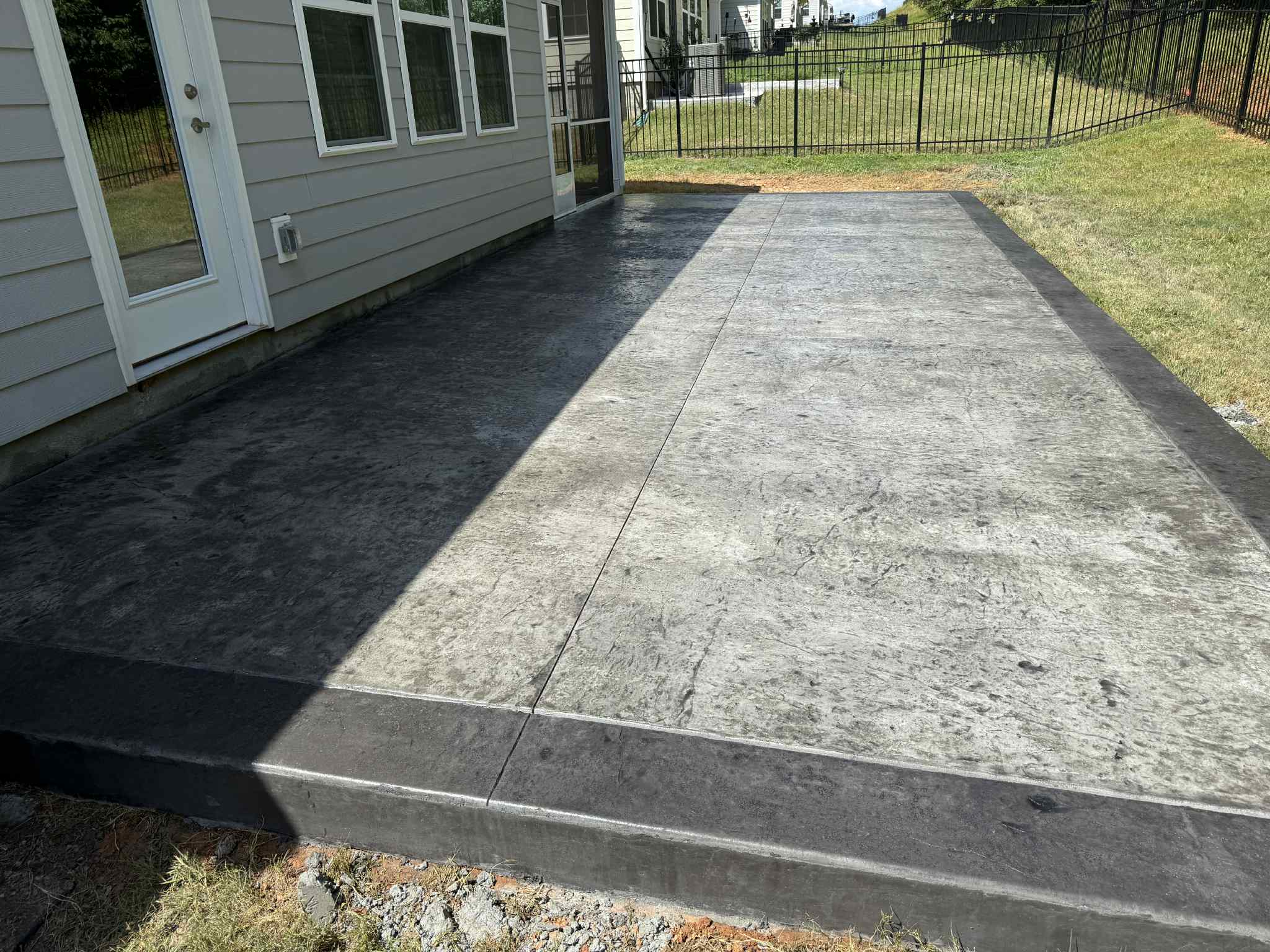 Lake Norman stamped concrete — Local Concrete Lake Norman project photo